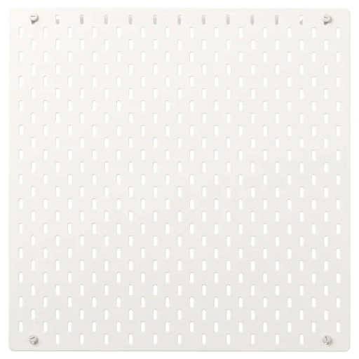 IKEA SKADIS Tablica perforowana narzędziowa kombinacja 3 el. biała 56x56
