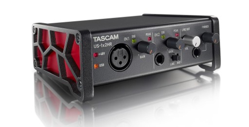 TASCAM US-1X2HR USB Audio Interface + Software