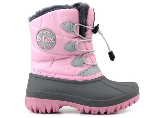 ŚNIEGOWCE DZIECIĘCE LEE COOPER 0518K CIEPŁE RÓŻOWE