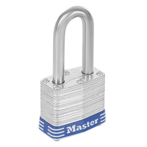 Замок навесной из ламинированной стали с удлиненной дужкой 3EURDLF Master Lock