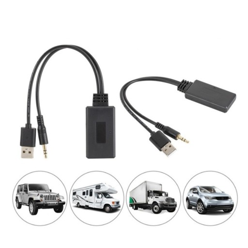 АДАПТЕР МОДУЛЬ BLUETOOTH 5.0 ДЛЯ РАДИО AUX IN MINI JACK 3.5 USB УНИВЕРСАЛЬНЫЙ