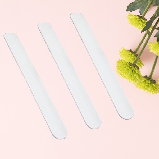 Белые браслеты Slap Wristbands Blank, 12 шт.