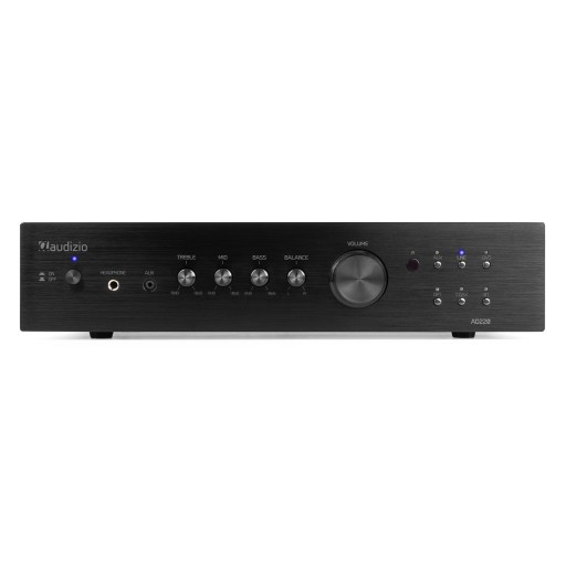 2-канальный усилитель HiFi 2x200 Вт, пульт дистанционного управления BT Audizio