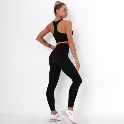 SPORTS SET топ бесшовные леггинсы для фитнеса M