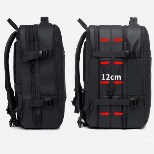 Рюкзак Bange BackPack, деловой рюкзак, расширяемый, вместимость сумки