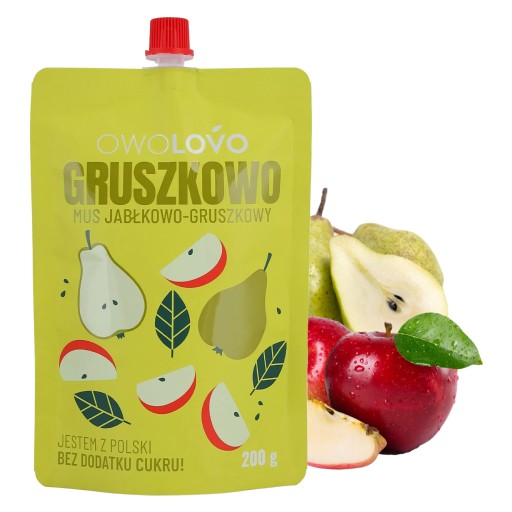OWOLOVO SET фруктовые муссы ДЕСЕРТНАЯ закуска БЕЗ САХАРА 8 вкусов 40х200Г