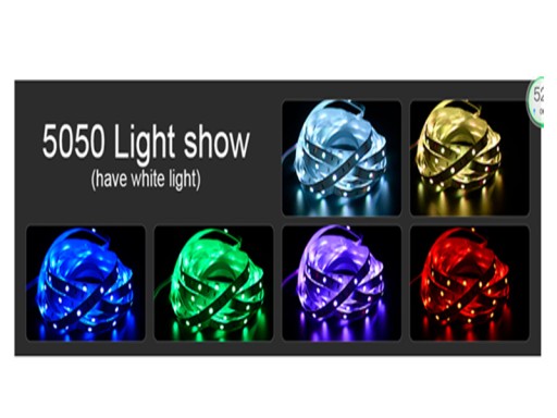 Набор светодиодных лампочек RGB 5050 BLUETOOTH длиной 20 м.