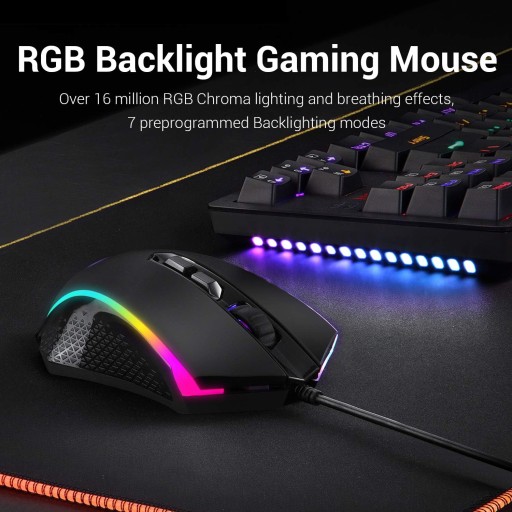 ЧЕРНАЯ МЕХАНИЧЕСКАЯ ИГРОВАЯ КЛАВИАТУРА С ПОДСВЕТКОЙ USB RGB LED ДЛЯ ГЕЙМЕРОВ