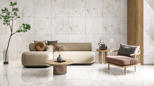 PŁYTKI ŁAZIENKOWE PODŁOGOWE GRES BIAŁY MARMUR SKY ONYX 60x60 POŁYSK
