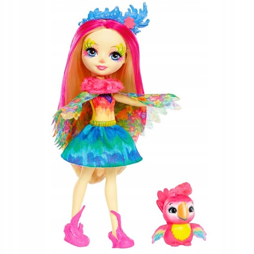 Enchantimals Peki Parrot & Sheeny FJJ21