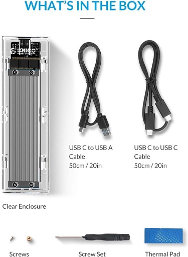 Адаптер корпуса жесткого диска SSD