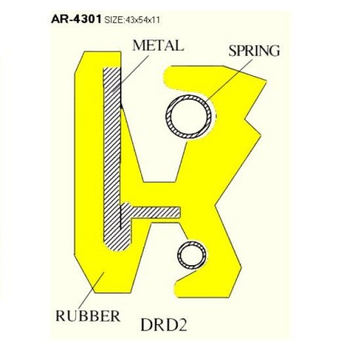 УПЛОТНЕНИЯ ПОДВЕСКИ VESRAH AR-4301 (43X54X11) ARI053