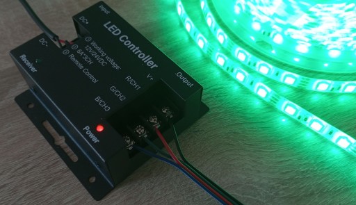 Контроллер светодиодного диммера RGB, цветной, 18 А, радиочастотный сенсорный пульт дистанционного управления
