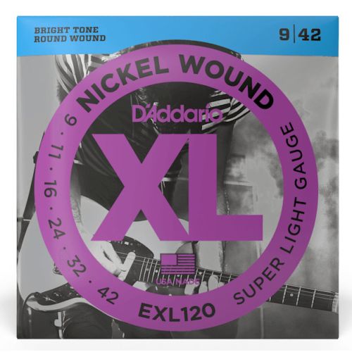 Struny do gitary elektrycznej D'Addario EXL 120