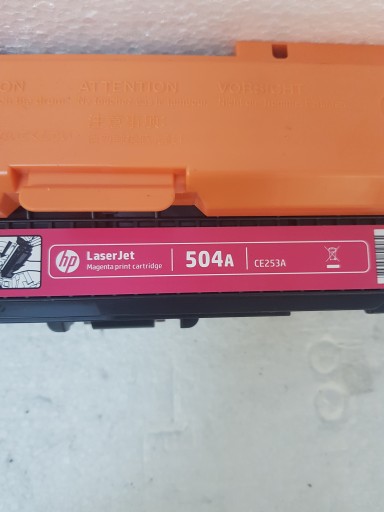 Тонер HP CE253A,504A красный (пурпурный)