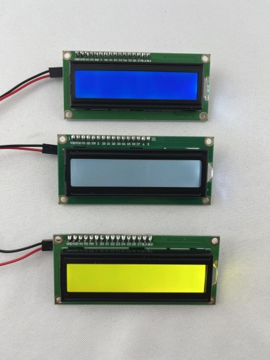 ЖК-ДИСПЛЕЙ 1602 2x16 I2C КОНВЕРТЕР черные символы желто-зеленый фон