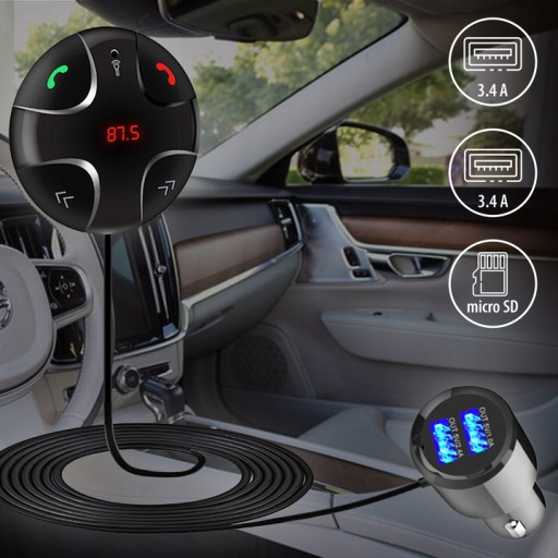 FM-передатчик Forever BLUETOOTH SD, 2 зарядных устройства USB