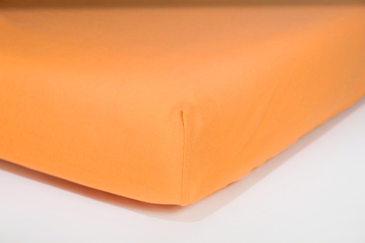 PRZEŚCIERADŁO JERSEY Z GUMKĄ 60x120 J.POMARAŃCZOWE