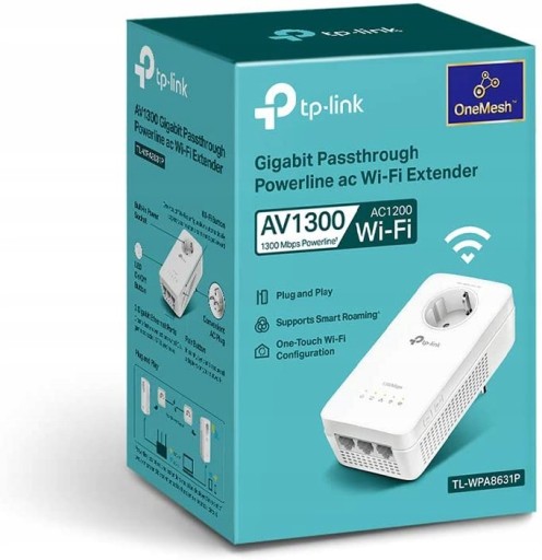 TP-Link Adapter Wi-Fi Powerline TL-WPA8631P