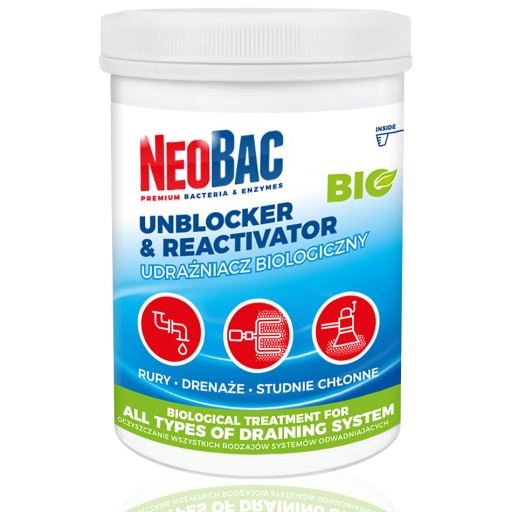 NeoBac Strong Drain Unblocker Концентрат от засоров CLOCKED DRAINAGE