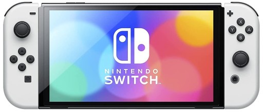 Nintendo SWITCH Oled 64 ГБ, белый + 4 игры + кольцо + стекло = ВЫГОДА
