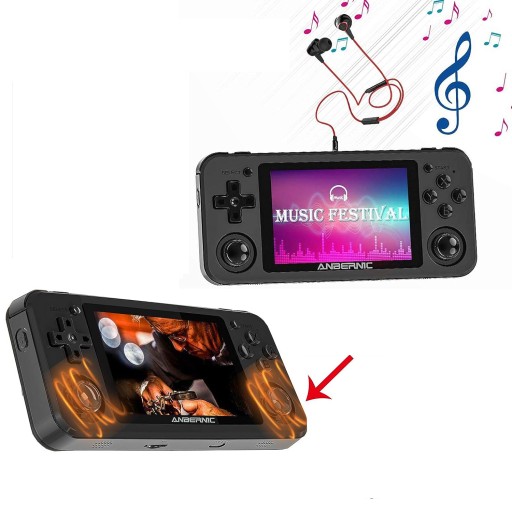 RG351P ПОРТАТИВНАЯ ИГРОВАЯ КОНСОЛЬ 64G TF КАРТА WiFi ДЛЯ ДЕТЕЙ, PSP ПОДАРОК
