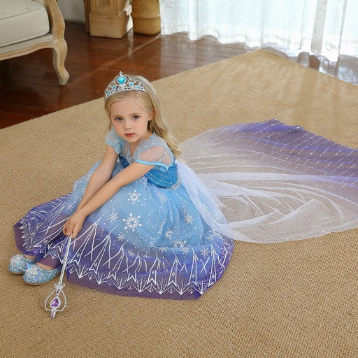 Платье Эльзы Ледниковый период Frozen костюм 150