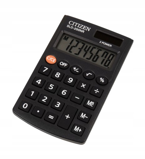 Калькулятор карманный CITIZEN SLD-200NR черный