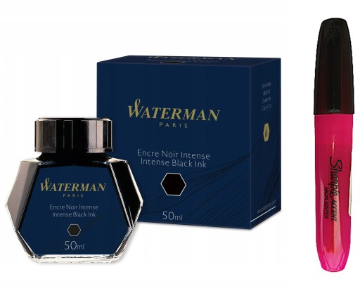 ЧЕРНИЛА BLACK WATERMAN OFFICE ДЛЯ ПЕРЬЕВЫХ РУЧОК