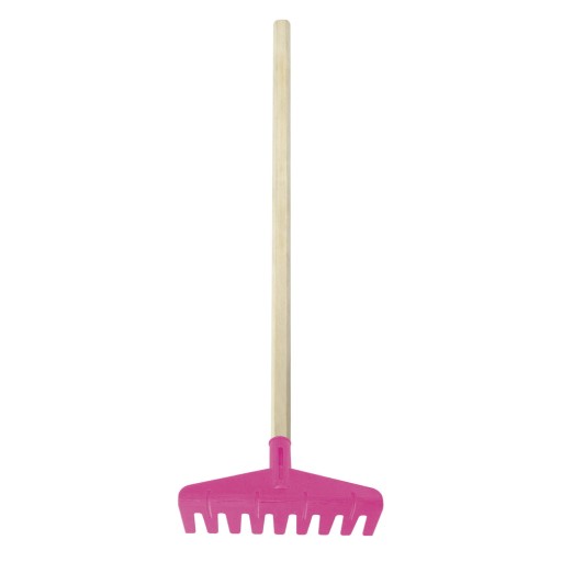 WADER łopata długa grabie długie dla dzieci do piasku drewniany trzonek