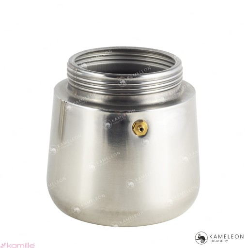 KAWIARKA METALOWA EKSPRES DO KAWY KAFETERKA 450ml stalowa srebrna 9 filiżan