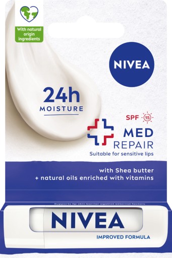 Защитная губная помада NIVEA MED REPAIR