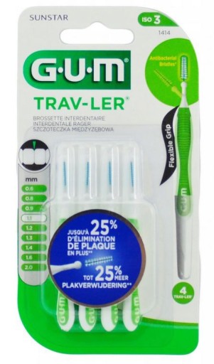 Межзубные щетки Gum Трав-Лер, 4 шт.