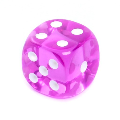 REBEL Crystal Dice D6 Mesh 16 мм Фиолетовый