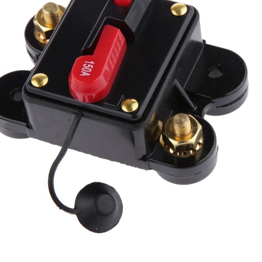 Wodoodporny wyłącznik automatyczny 12 V. 15 Przełącznik ręczny