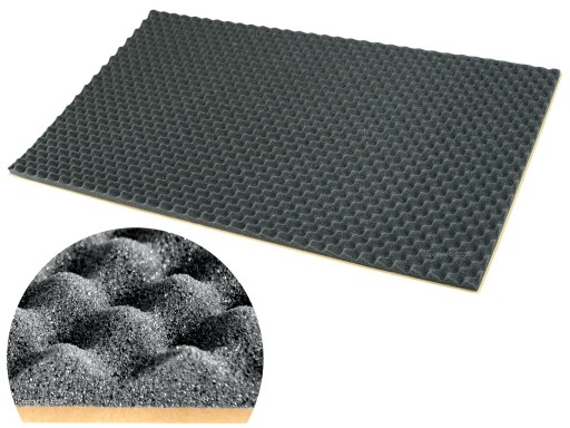 CTK WaveFix 15 MAT, звукоизоляционная пена ПРЕМИУМ, идеально подходит для обивки толщиной 7/15 мм.