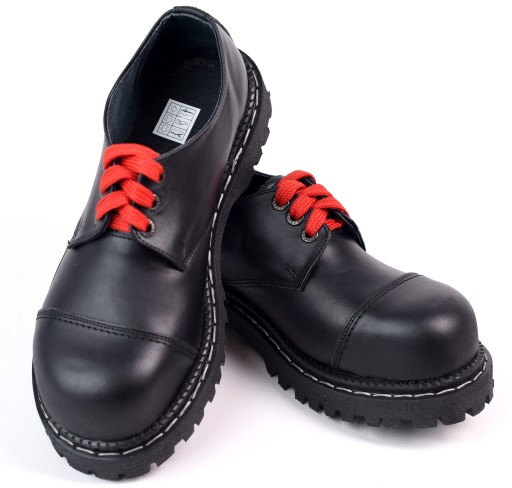Glany niskie PUNK CLASSIC skóra STEELNOSE r. 42