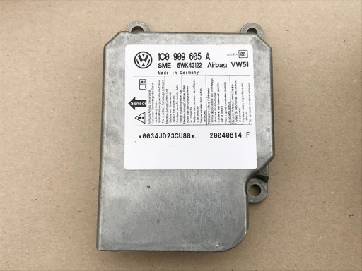 ZESTAW PODUSZKA PASY SENSOR AIRBAG VW T5 TRANSPORT