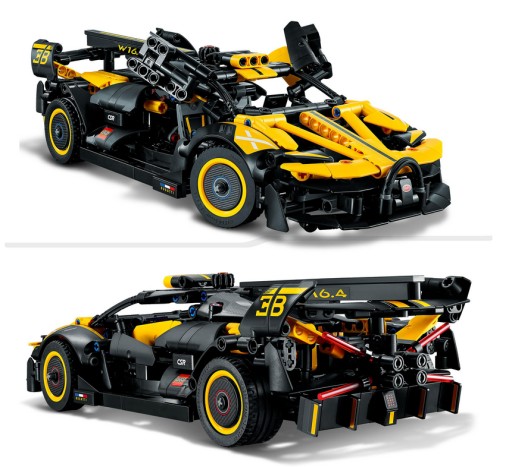 LEGO Technic 42151 Кубики Bugatti Bolide W16 Engine Racer 905
