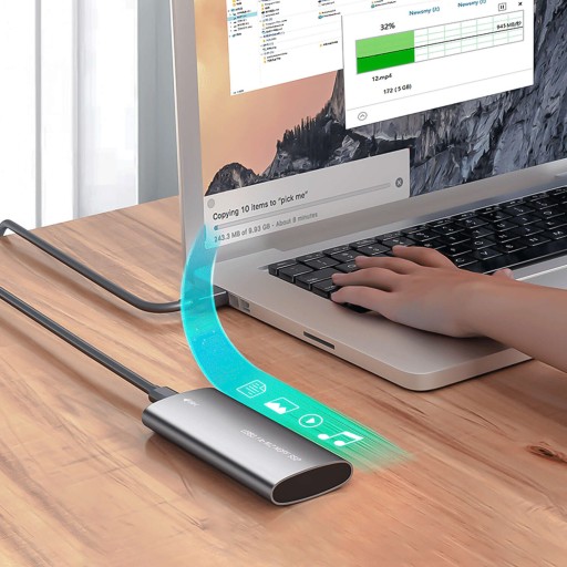 Дисковый адаптер Отсек SSD NGFF SATA m.2 USB 3.1 USB-C Type-C