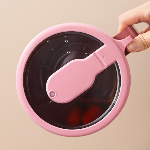 Duża, przenośna miska na zupę tajską o pojemności 850 ml, z pokrywką i
