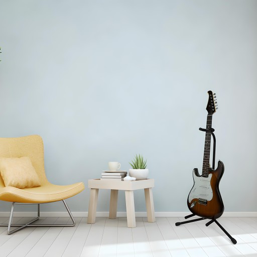 STOJAK GITAROWY STATYW NA GITARĘ WIESZAK DO GITARY 74 cm METALOWY DUŻY
