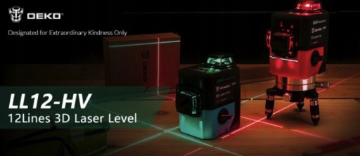 DEKO Cross Laser 12 линий зеленый