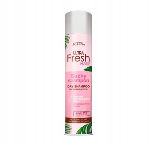 JOANNA ULTRA FRESH SUCHY SZAMPON CIEMNY BRĄZ 200ML