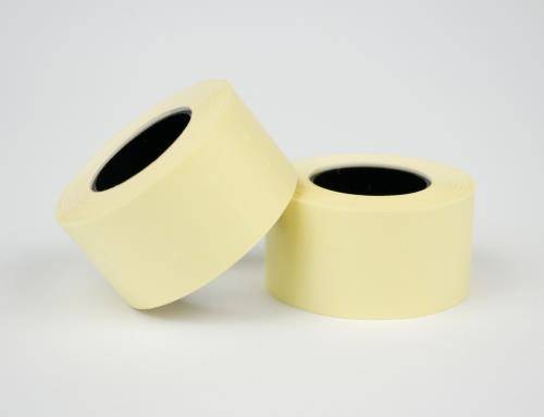ETYKIETY CENOWE samoprzylepne 26x16mm POMARAŃCZOWE dwurzędowe EMERSON 5szt.