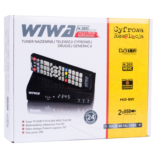 Декодер наземного телевидения DVB-T2/HEVC MAXX