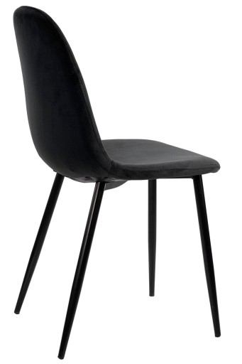 BORGO VELVET DARK GREY стул с обивкой