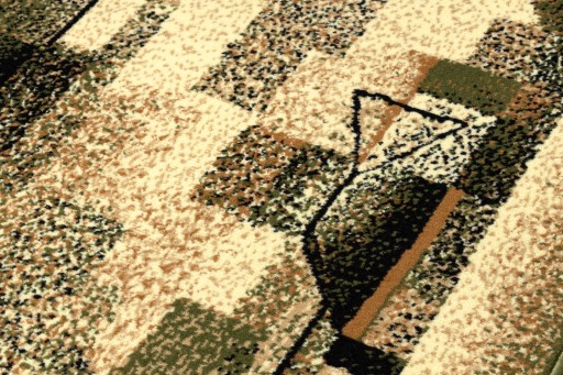 RUNNER MORAD 60 IMPRESJA оливковое PATCHWORK ^*Q2550
