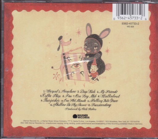 CD- RED HOT CHILI PEPPERS- ONE HOT MINUTE (НОВЫЙ БЕЗ ФОЛЬГИ)