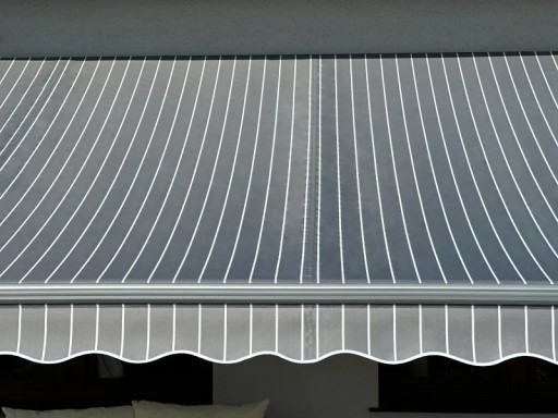 Тент электрический 450х300 Grey Stripes STD